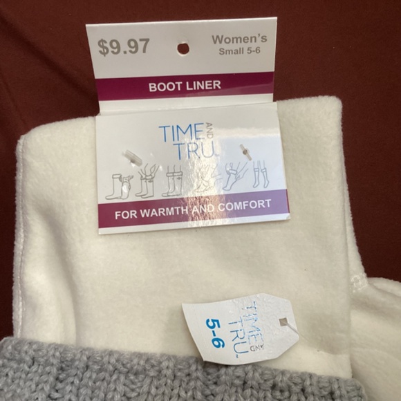 Time and Tru Women’s Comfort Sock Easy On/Off NWT Size Small 5-6 - Picture 6 of 6
